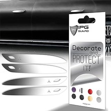 Uravas Store Ipg Eqs/eqe/cla-S Class/e-Class Serisi Uyumlu Dekoratif Kapı Kolu Sticker Seti (Krom)
