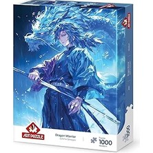 Uravas Store Art Puzzle Ejderha Savaşçısı 1000 Parça Puzzle