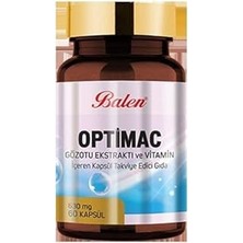 Uravas Store Diğer Balen Optimac Göz Otu Eks. ve Vitaminler Içeren Kapsülü 630 Mg