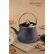 EVREN MUTFAK Evren Mermer Seri Bakraç Bitki Çayı Demliği Çaydanlığı 1 Lt.