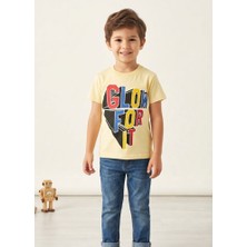 Stsahra  Erkek Çocuk Sarı T-Shirt
