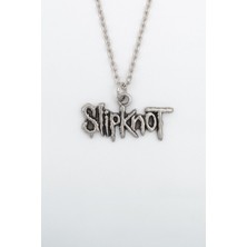 IDR Slipknot Gümüş Kaplama Düz Zincir Kolye