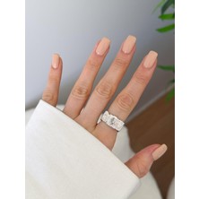 Venüs Design Çelik Taşlı Yüzük (Ayarlanabilirdir)