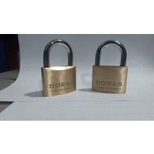 Doras Kilit Ersa Doras 50 Mm 2 li Sarı Pas Sistem Asma Kilit