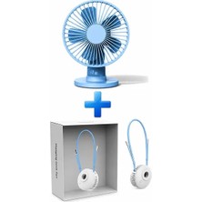 Xiaomi Vh Fan Masaüstü Taşınabilir Şarjlı Fan Vantilatör + Boyun Fanı Hediye