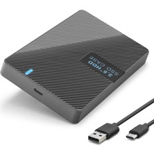 Uravas Store 2.5 Inç Sata Hdd/ssd Harici Disk Kutusu USB 3.0 Type-C - Siyah HDX1793