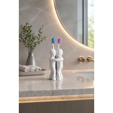 Morbella Çiftler Için Diş Fırçalık Seti, , Modern Banyo Aksesuarı Dekoratif Obje
