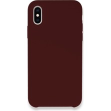 iPhone Xs Max Kılıf Lansman Legant Silikon - Bordo
