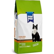 Uravas Store Pawpaw Kısırlaştırılmış Kedi - Somonlu Kuru Mama 7 kg