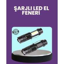 Herşey Trend Suya Dayanıklı 4 Modlu Mini LED El Feneri