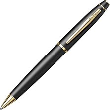 Uravas Store Scrikss Noble 35 Tükenmez Kalem Mat Siyah Altın