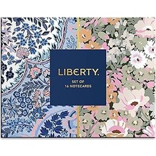 Uravas Store Galison Liberty Çiçek Not Kartı Seti, 16 Kart, 17 Zarf Dahildir - Muhteşem Çiçek Desenli Çeşitli Te