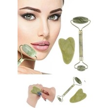 Renas Store Jade Roller Gua Sha Taşı Seti