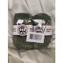 Ören Bayan Madame Cotton Yosun Yeşili El Örgü Ipi (2 Adet)- (Amigurumi Ipi) - Renk: 054