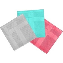 Uravas Store 3’lü Mikrofiber Temizlik Bezi Seti – 40X54 cm | Renkli, Dayanıklı ve Yüksek Emici Mikrofiber Bez