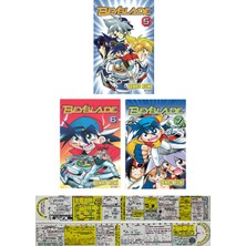 Beyblade 5-6-7. Ciltler Manga Seti (Manga Ayracı ve Özel Cetvel Hediyeli)