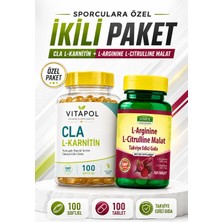 Vitapol Arginine,citrülline,cla,l-Karnitin Spor Antrenman Paketi 2'li