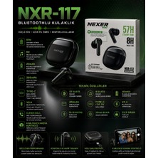 Almanara Project NXR-117 Bluetooth 5.4 Tws Kablosuz Kulaklık Dokunmatik Şarj Kutulu Stereo Mikrofonlu Siyah Pro