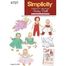 Uravas Store Simplicity Kesim Şablonu 4707 Bir Elbise Oyuncak Bebek