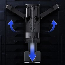 Uravas Store Usams US-ZJ058 Geri Çekilebilir Gravity Araç Tutucu  7.0  Inch Kadar  UYUMLU-(5775)