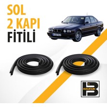 B&M Kauçuk Bmw 5 Serisi E34 (1988-1995) Kadifeli Sol Ön ve Arka Kapı Fitili BM02171