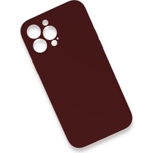 iPhone 13 Pro Kılıf Lansman Legant Silikon - Bordo