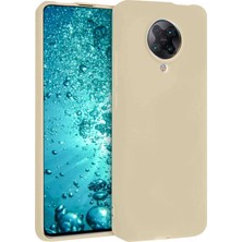 Newface Xiaomi Redmi K30 Pro Kılıf Velura Kapak – Nano Silikon & Kadife Iç Yüzey - Kemik