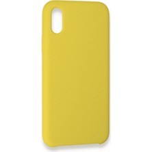 iPhone x Kılıf Lansman Legant Silikon - Sarı
