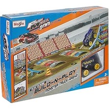 Uravas Store Maisto Fresh Metal Build-N-Play Monster Truck Arena Set
