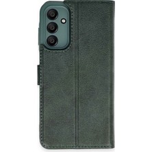 Galaxy A55 5g Kılıf Trend S Plus Kapaklı Kılıf - Yeşil