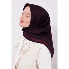 Lesscarves Çift Taraflı Düz Pamuk Ipek Eşarp LS2200