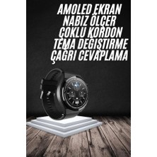 Herşey Trend En Çok Tercih Edilen Akıllı Saat Amoled Ekran Nabız Sensörü Gps Uyumlu Adımsayar