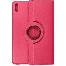 Renas Store Huawei Matepad Se 11 Kılıf 360 Tablet Deri Kılıf - Pembe