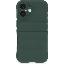 Uravas Store Newface Iphone 16 Plus Kılıf Optimum Silikon - Koyu Yeşil