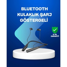 Herşey Trend Boyun Askılı Kablosuz Bluetooth Kulaklık – Aktif Gürültü Önleme, LCD Ekranlı