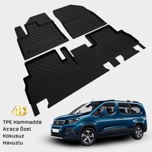 Yms Art Peugeot Rifter Havuzlu 4d Paspas 2019 2020 2021 2022 2023 2024 2025 2026 Uyumlu - Araca Özel Paspas