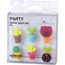 Paşabahçe Cactus Bardak Işareti Seti 6'lı, Bardak