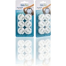 Babyjem Bebek ve Çocuk Güvenliği Için Priz Kapağı 6'lı 2'li Avantajlı Paket