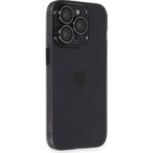 iPhone 13 Pro Kılıf Luko Lens Silikon - Siyah