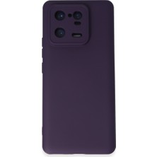 Mi 13 Pro Kılıf Nano Içi Kadife Silikon - Mor
