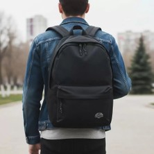 Elegance Siyah Unisex Günlük Okul Seyahat Sırt Çantası