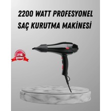 Herşey Trend 2200W Fön Makinesi – Profesyonel Ac Motor, Soğuk ve Sıcak Üfleme