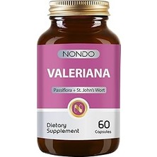 Uravas Store Nondo Valeriana Kedi Otu 60 Kapsül Pasiflora Sarı Kantaron Rahat Bir Uyku Döngüsü Için