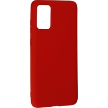 Galaxy S20 Plus Kılıf Nano Içi Kadife Silikon - Kırmızı
