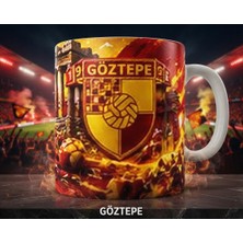 Göztepe Sarı Kırmızı Tasarımlı Kaliteli Kupa Bardak – Taraftara Özel Kupa