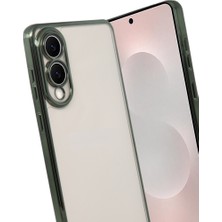 Galaxy S25 Edge Razer Lensli Silikon - Yeşil