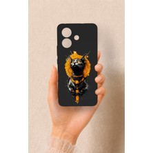 Vip Case Vivo V60 Lite Uyumlu Mısırlı Kedi Tanrısı Desenli Silikon Kılıf