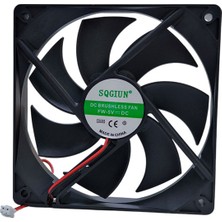 Leonpro 5 Volt 12 cm 2 Pimli Fan 2 Pin 12CM 5V Fan 12X12X2.5 cm Fan