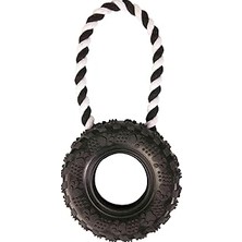 Uravas Store Trixie Köpek Kauçuk Tekerlek ve Ip Tutamaç, 15CM