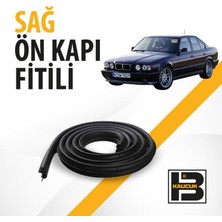 B&M Kauçuk Bmw 5 Serisi E34 (1988-1995) Kadifeli Sağ Ön Kapı Fitili BM02178